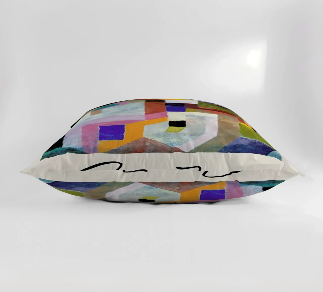 Klee - Colourful Architecture cuscino da Vintage by JUNIQE