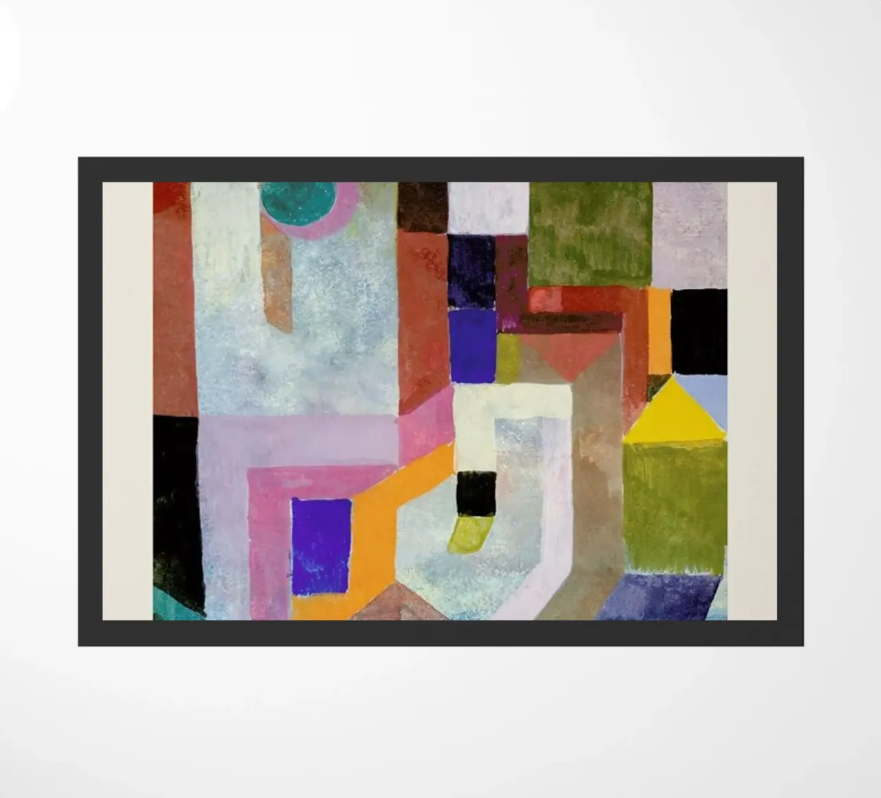 Klee - Colourful Architecture zerbino da Vintage by JUNIQE