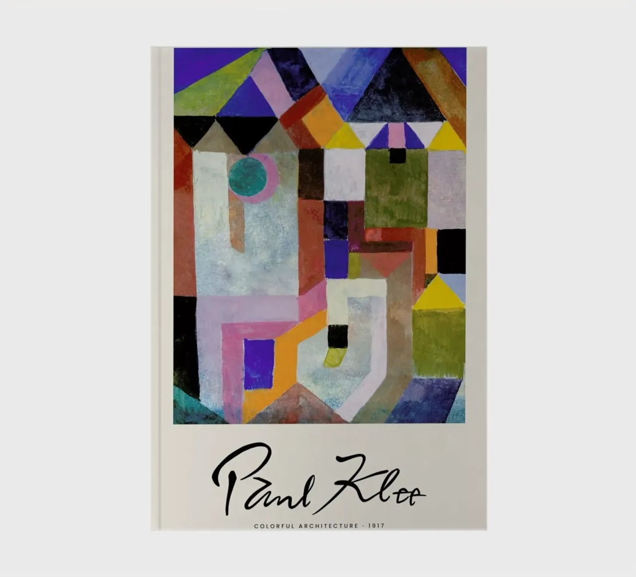 Klee - Colourful Architecture carnet de notes de Vintage by JUNIQE