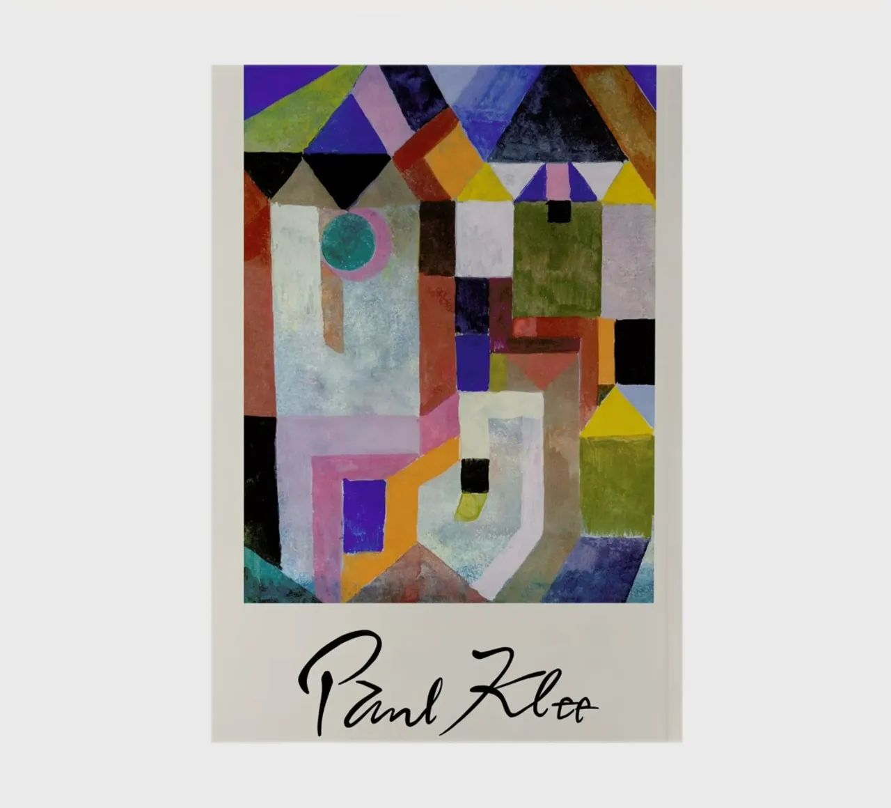 Klee - Colourful Architecture notebook by Vintage by JUNIQE