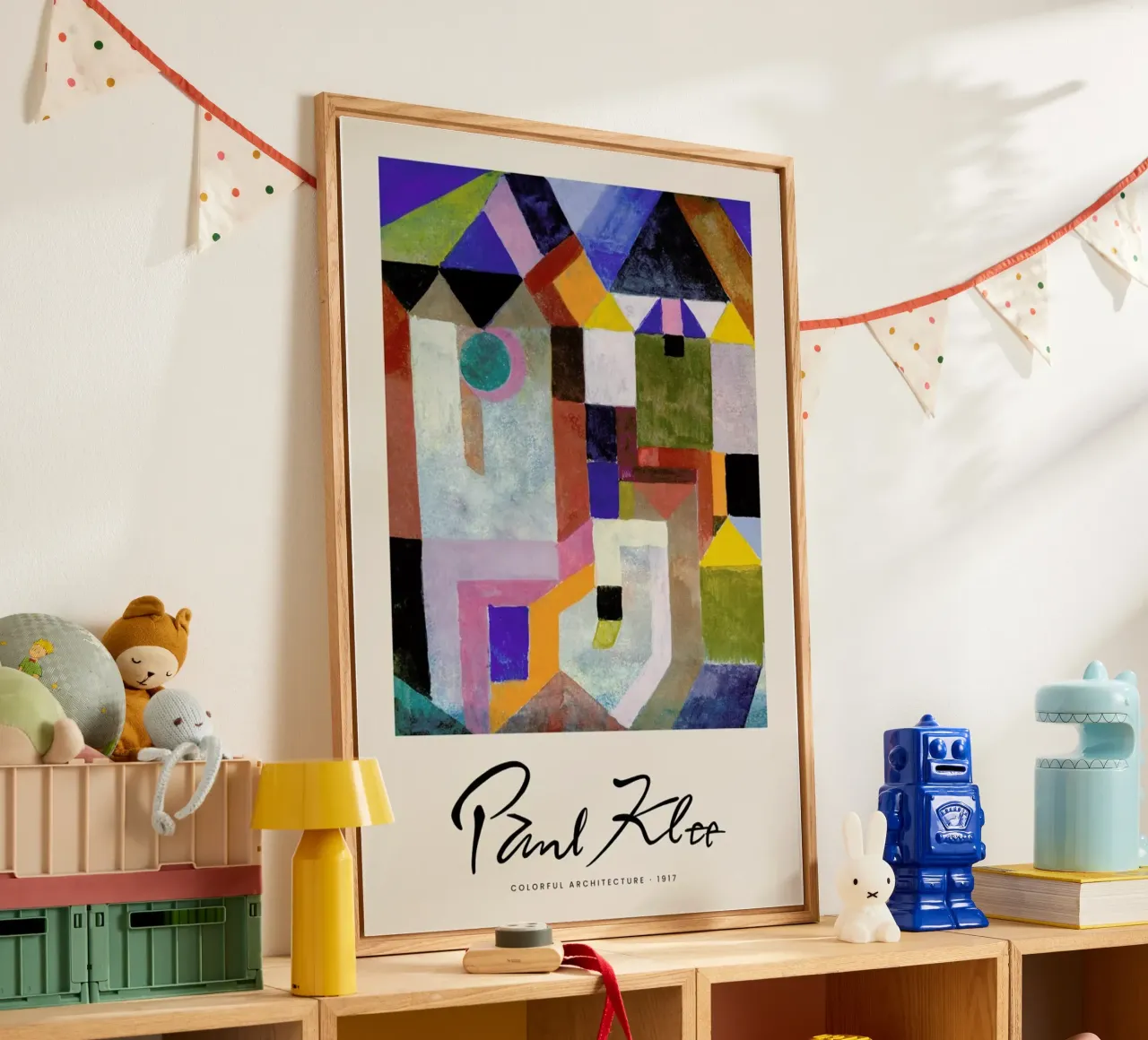 Klee - Colourful Architecture plexiglass da Vintage by JUNIQE