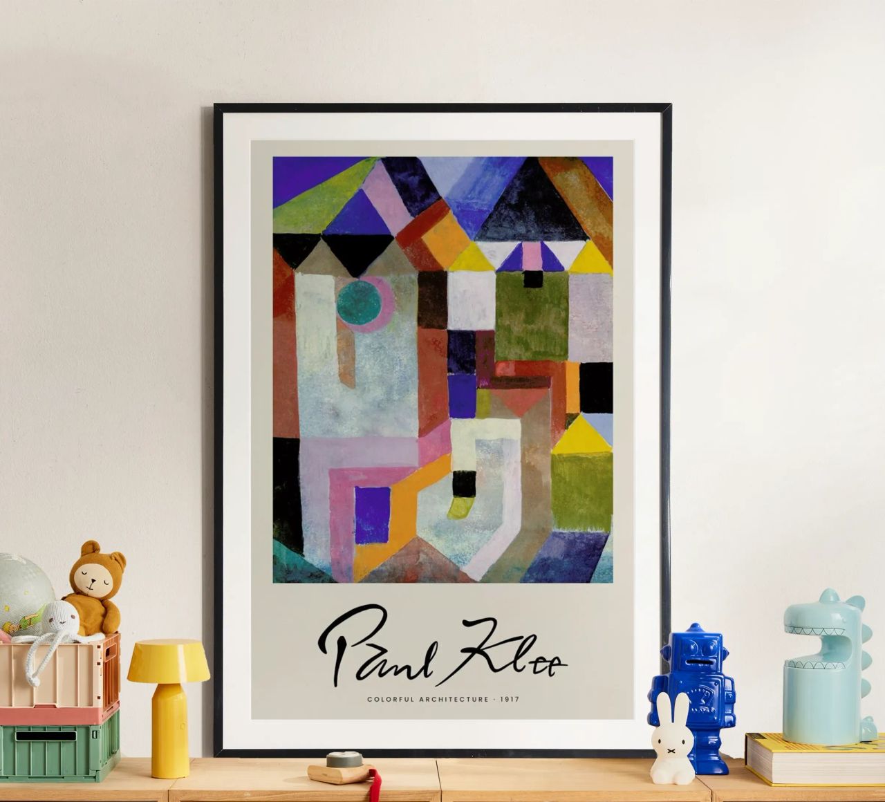 Klee - Colourful Architecture poster da Vintage by JUNIQE