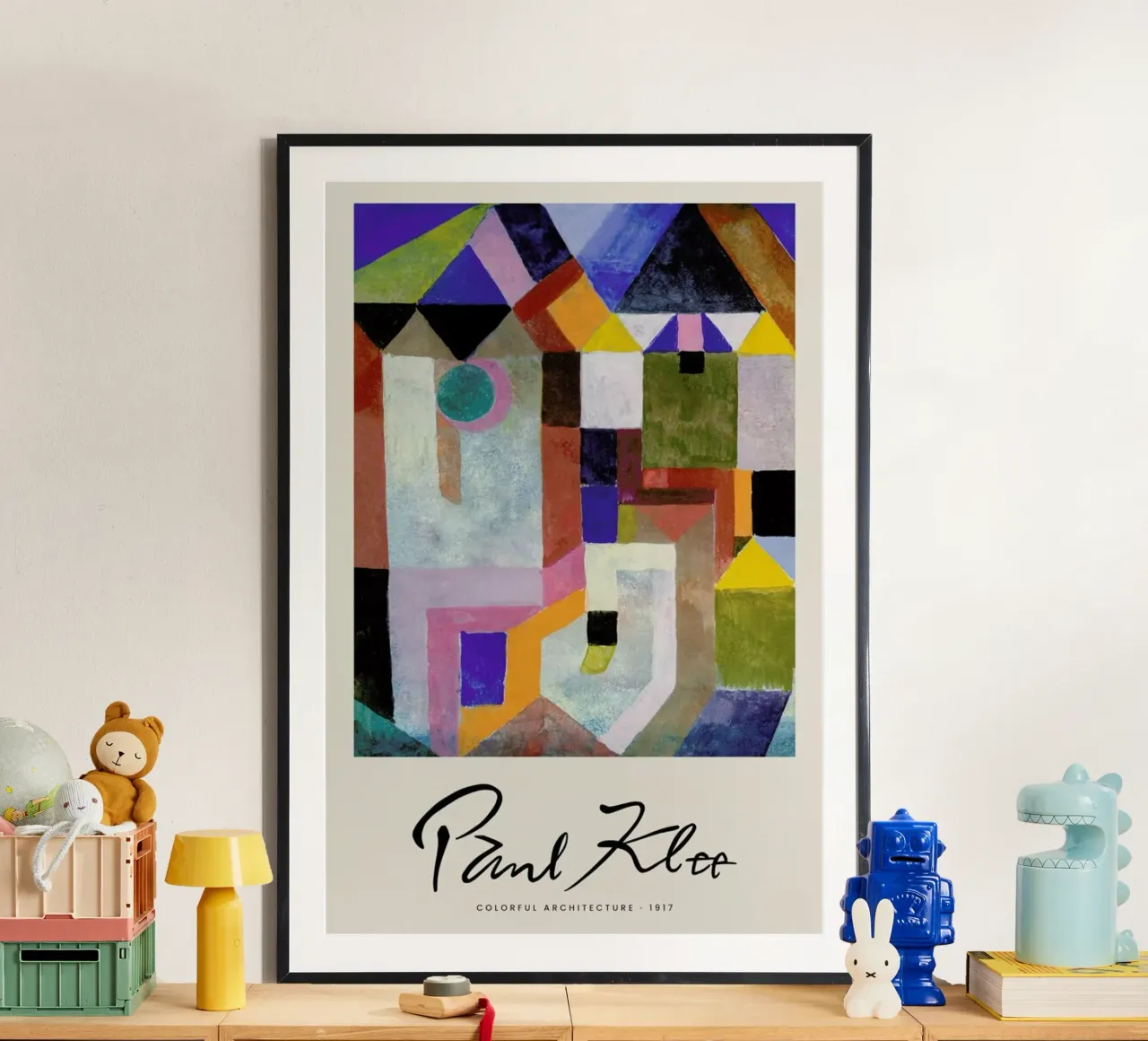 Klee - Colourful Architecture poster de Vintage by JUNIQE