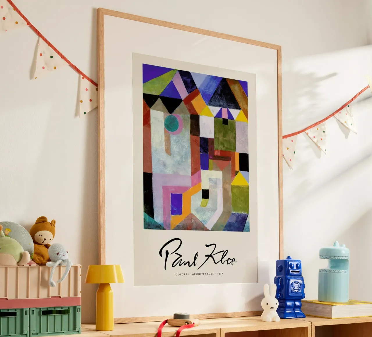 Klee - Colourful Architecture poster de Vintage by JUNIQE