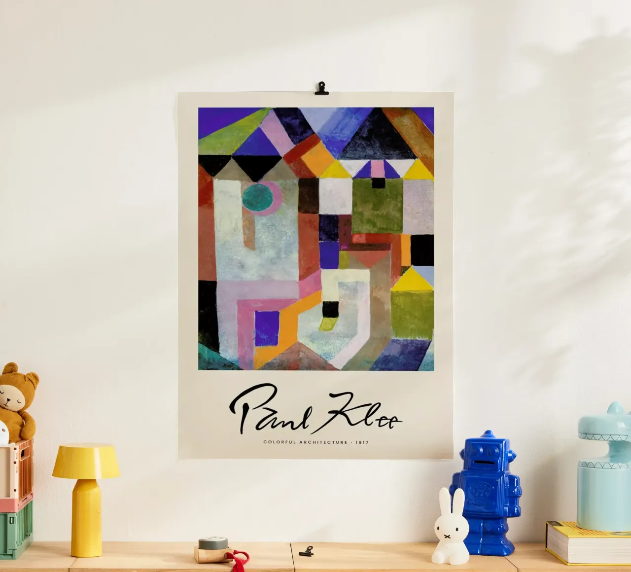 Klee - Colourful Architecture poster de Vintage by JUNIQE