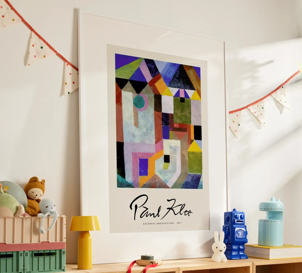 Klee - Colourful Architecture poster de Vintage by JUNIQE