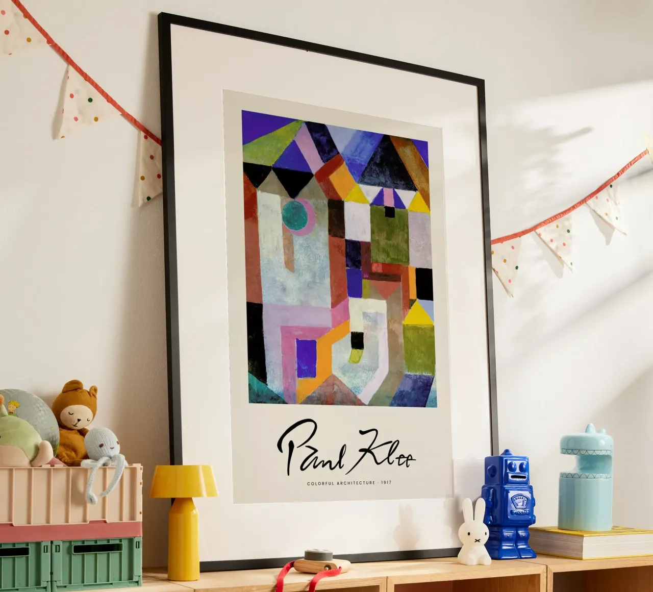 Klee - Colourful Architecture poster de Vintage by JUNIQE