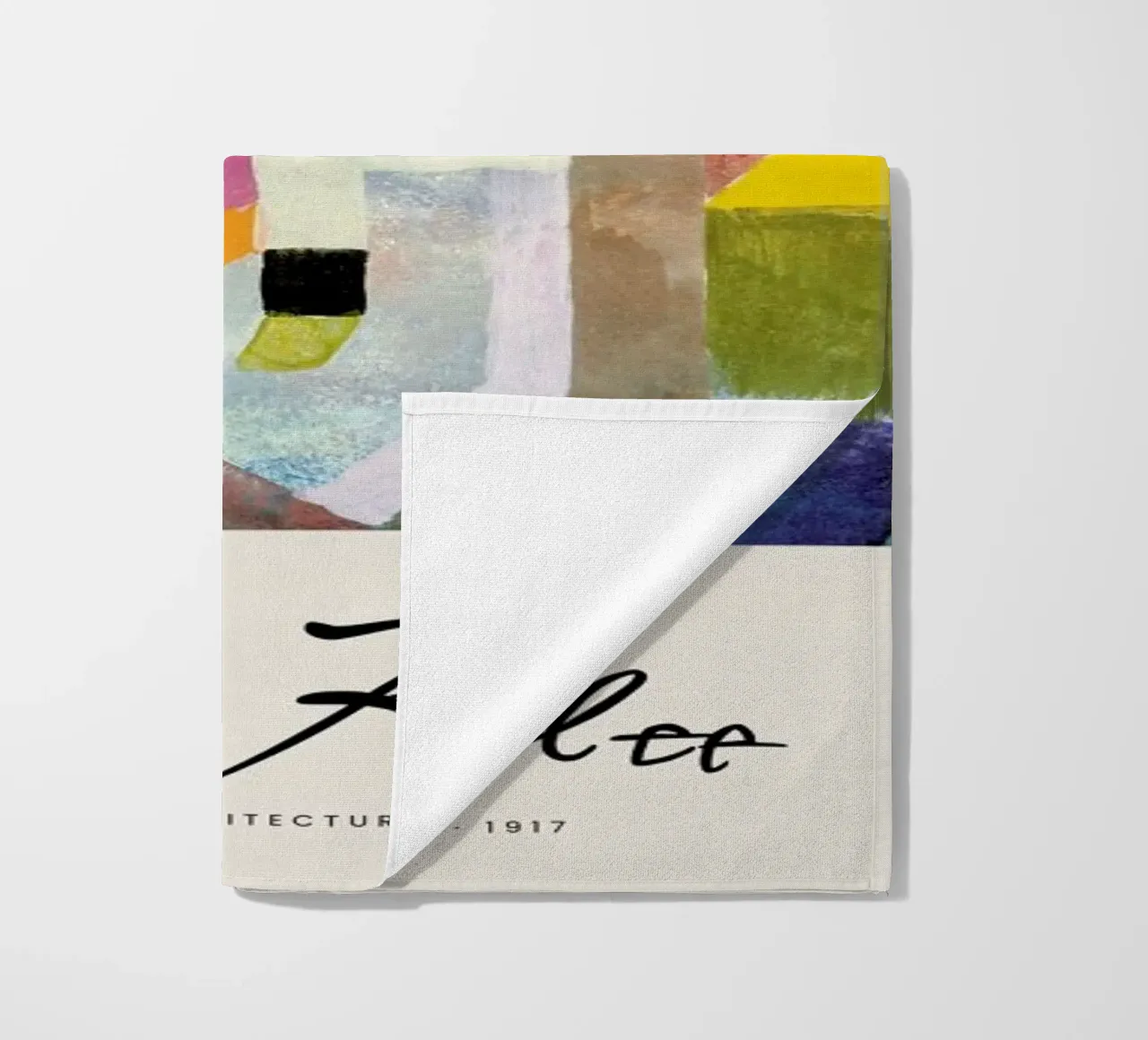 Klee - Colourful Architecture Strandtuch von Vintage by JUNIQE