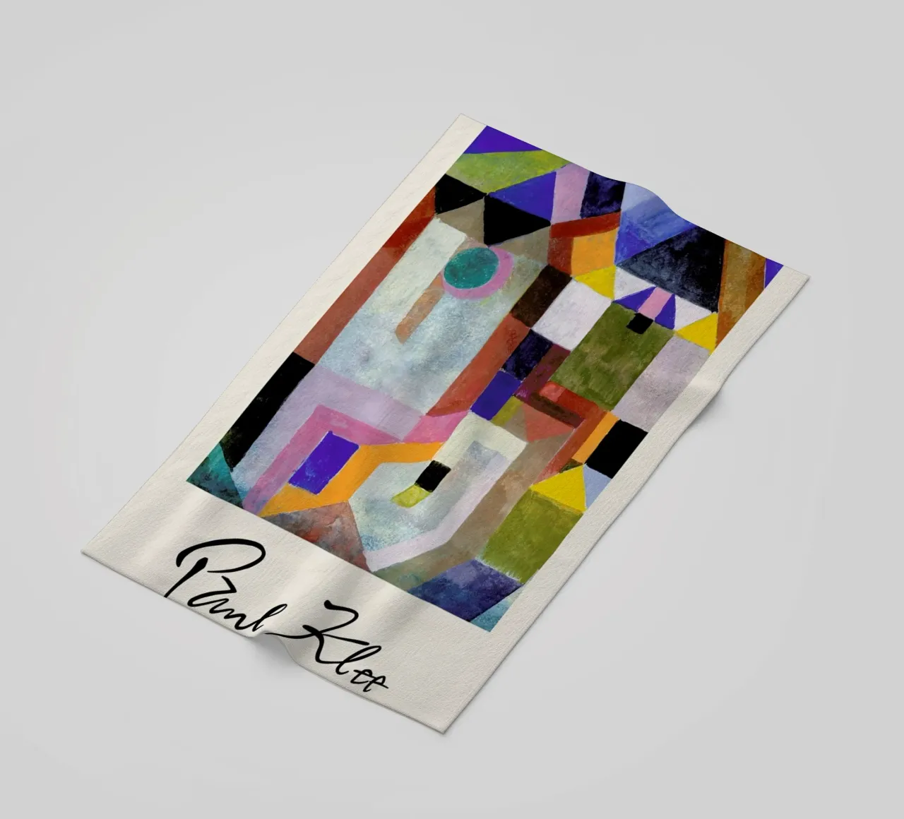 Klee - Colourful Architecture Strandtuch von Vintage by JUNIQE