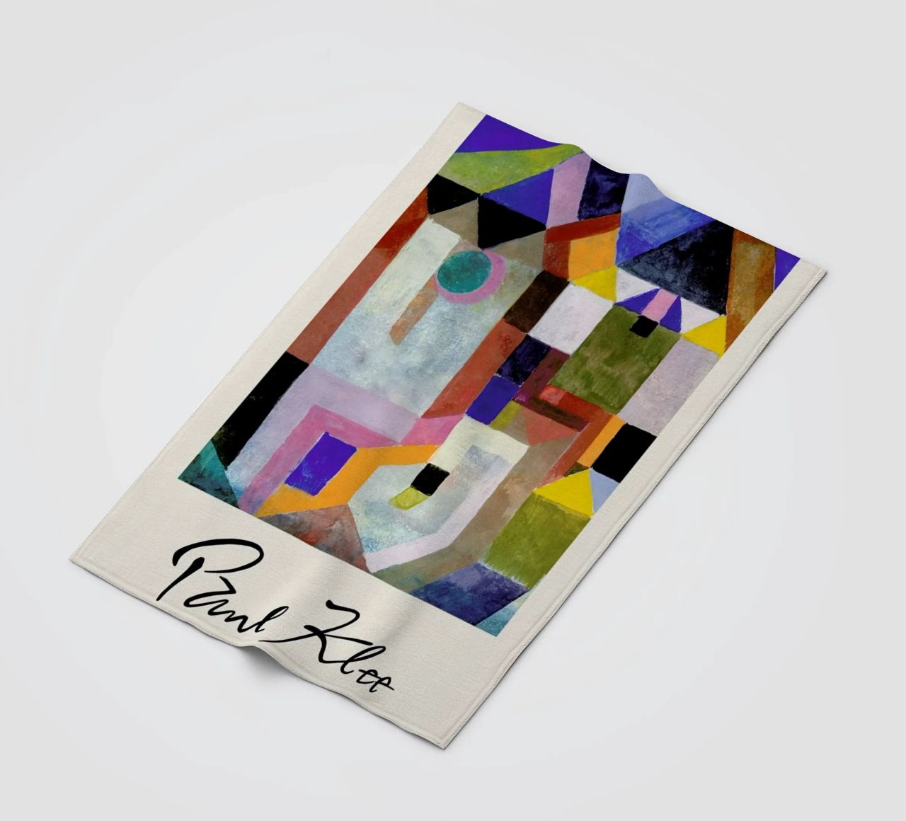 Klee - Colourful Architecture coperta in pile da Vintage by JUNIQE