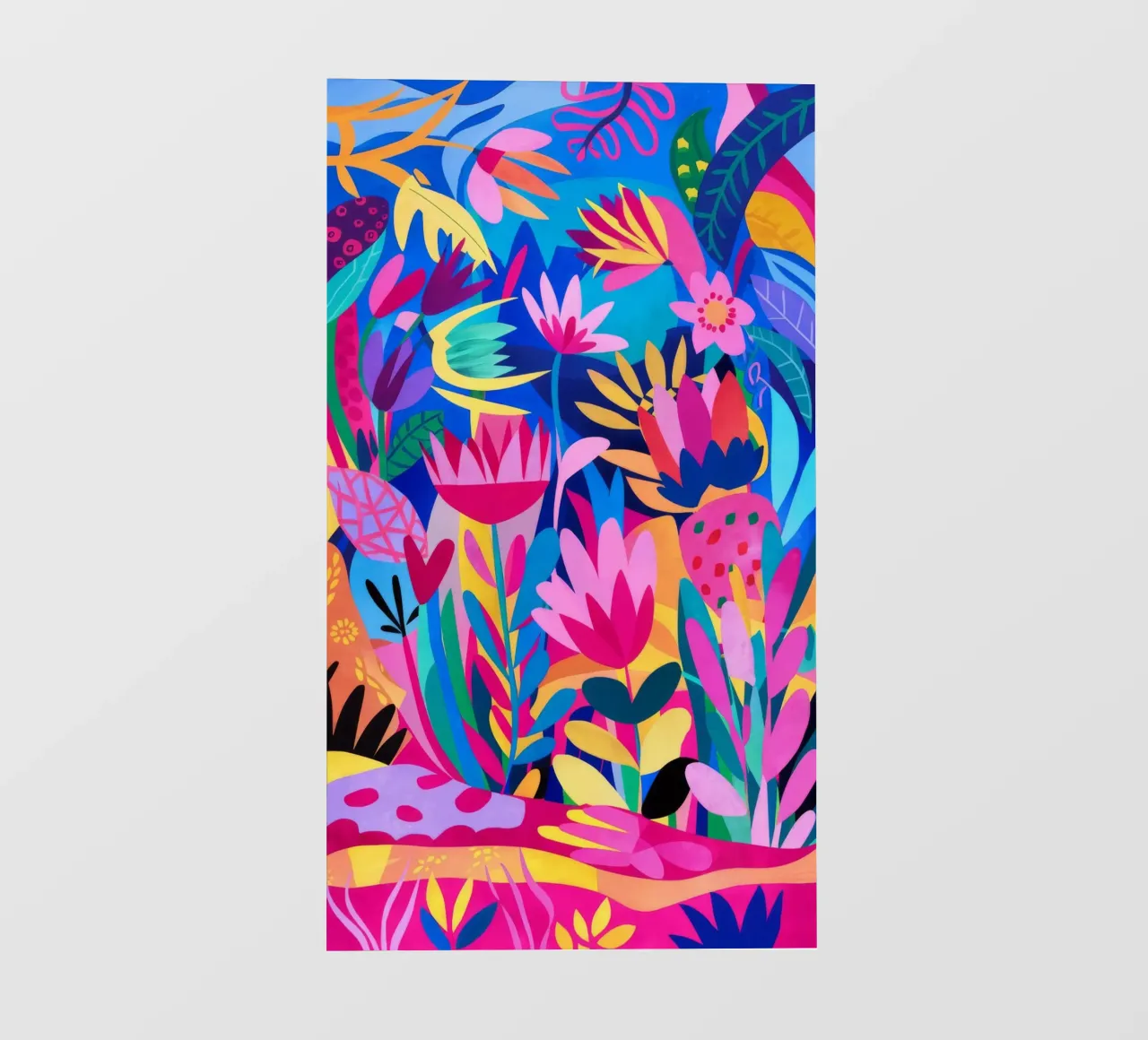 Caos elettrico in fiore telo in pvc da Grande Serene