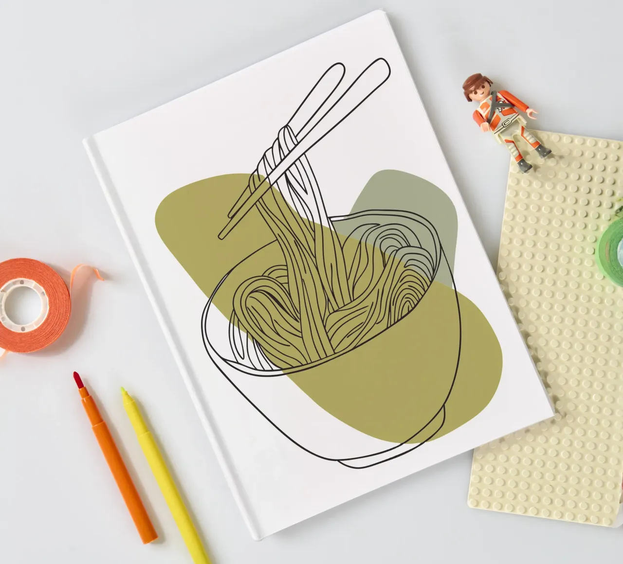Nouilles carnet de notes de RELAXING TOUCH