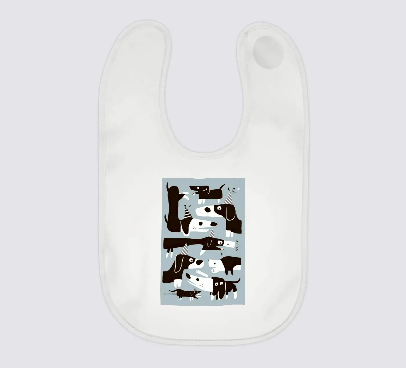 Canine Pattern Fun Babylätzchen von Lumie Layers