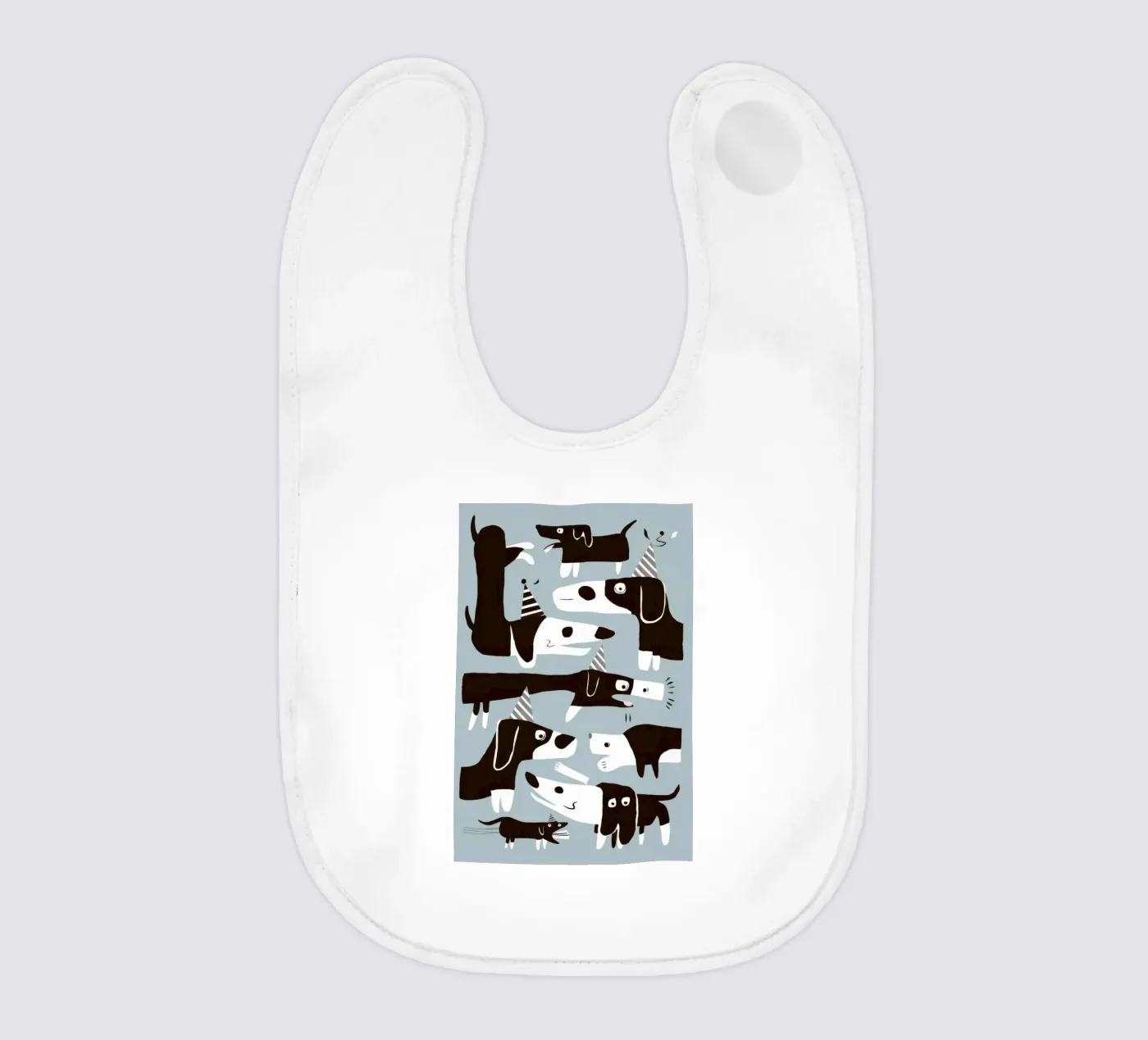 Canine Pattern Fun Babylätzchen von Lumie Layers