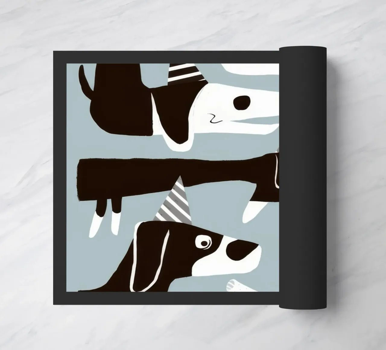 Divertimento con i modelli canini zerbino da Lumie Layers