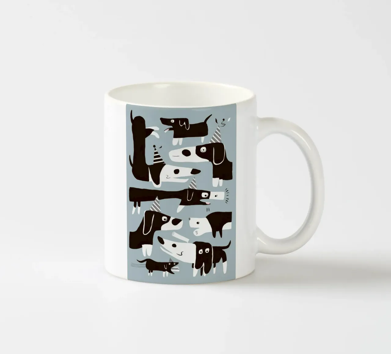 Divertimento con i modelli canini tazza in ceramica da Lumie Layers