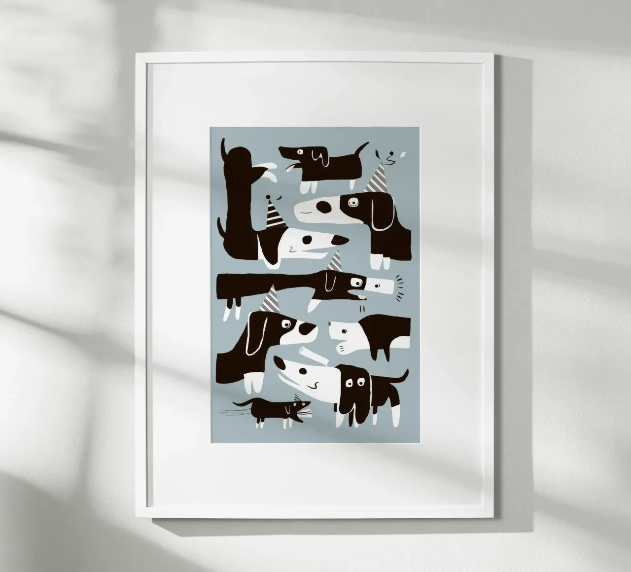 Canine Pattern Fun poster by Lumie Layers