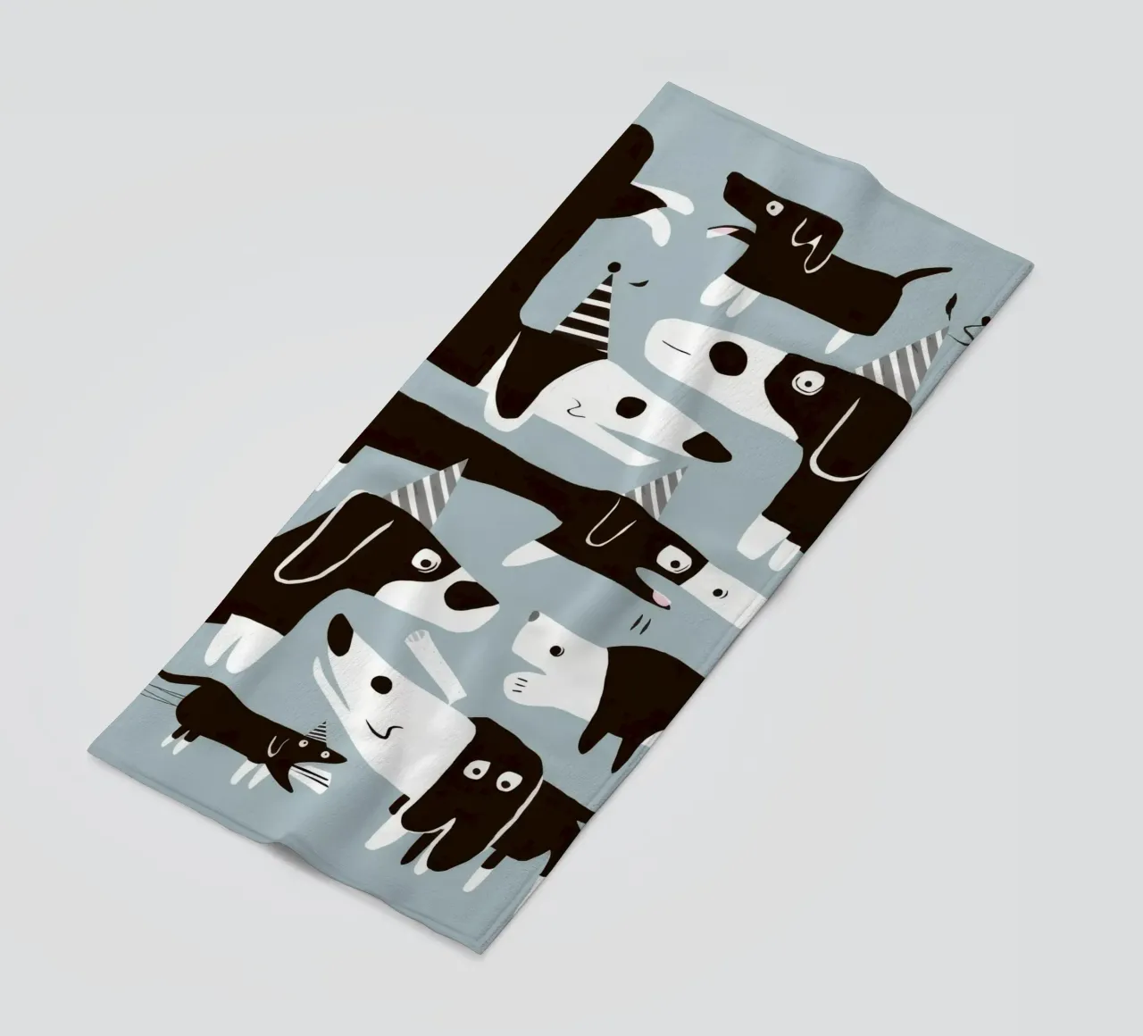 Canine Pattern Fun beach towel by Lumie Layers