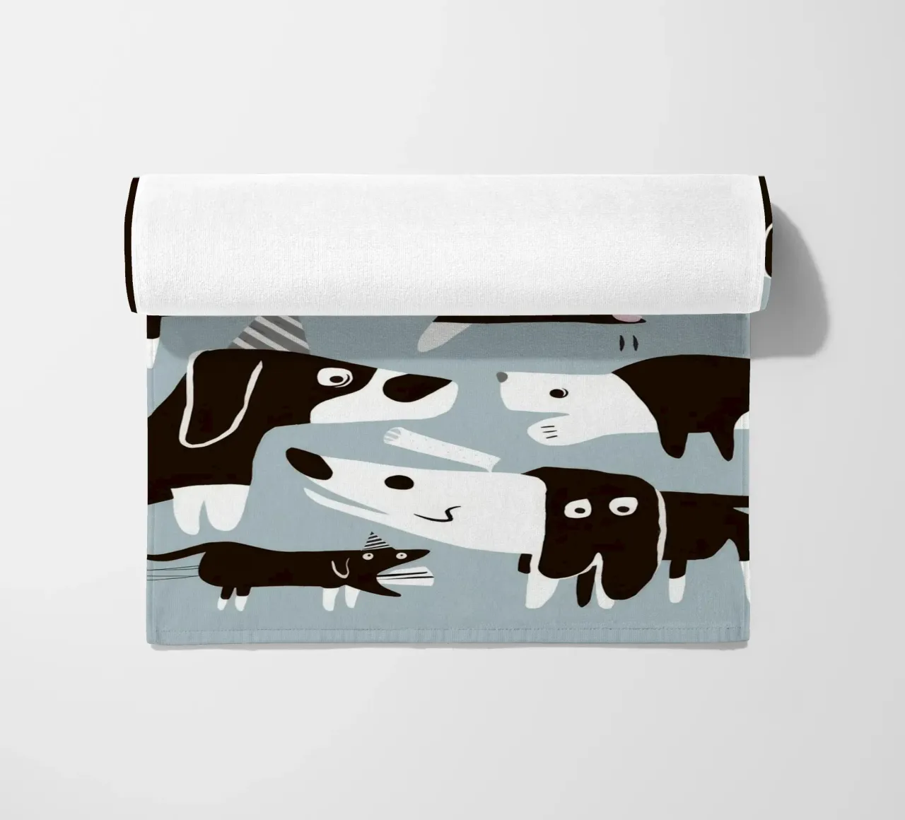 Canine Pattern Fun beach towel by Lumie Layers