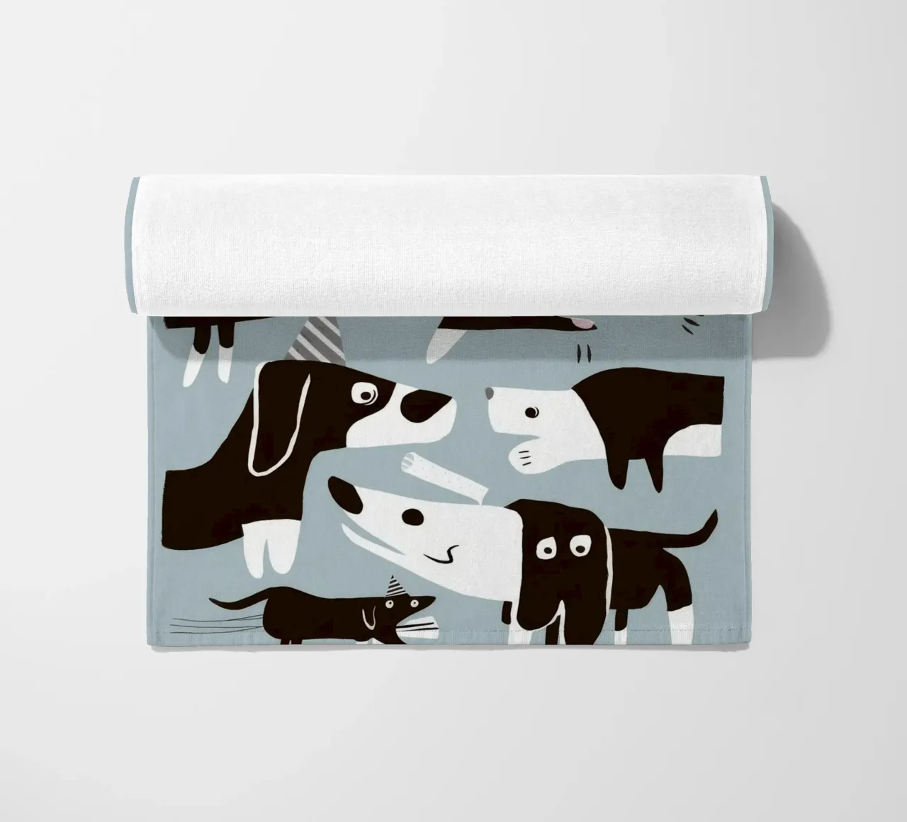 Canine Pattern Fun beach towel by Lumie Layers
