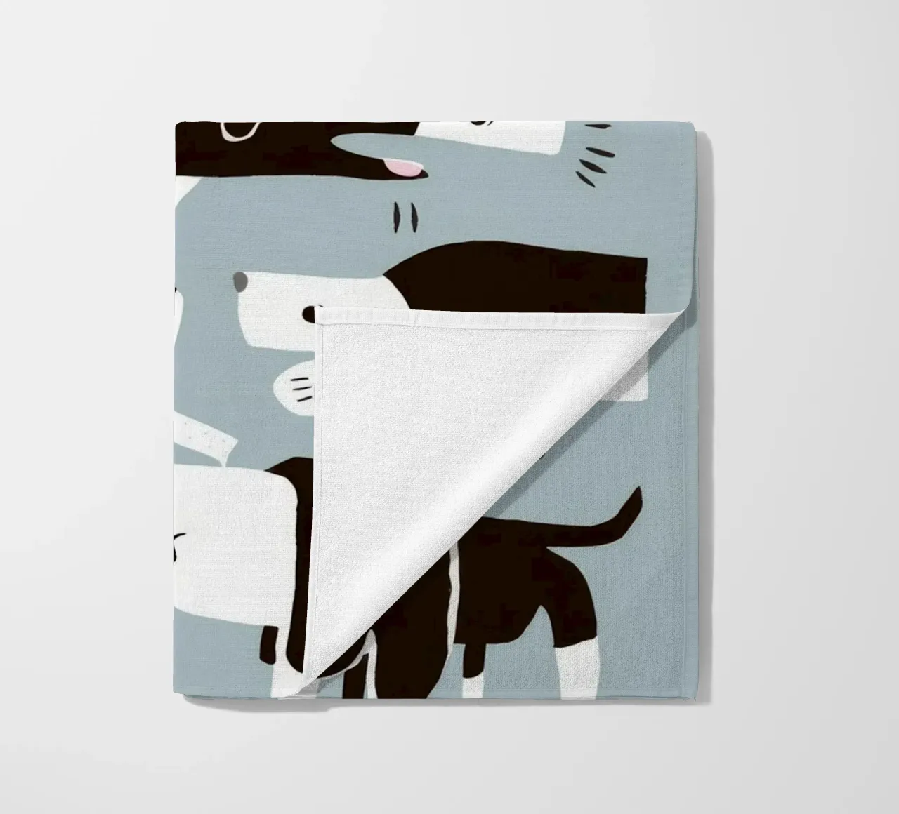 Canine Pattern Fun beach towel by Lumie Layers