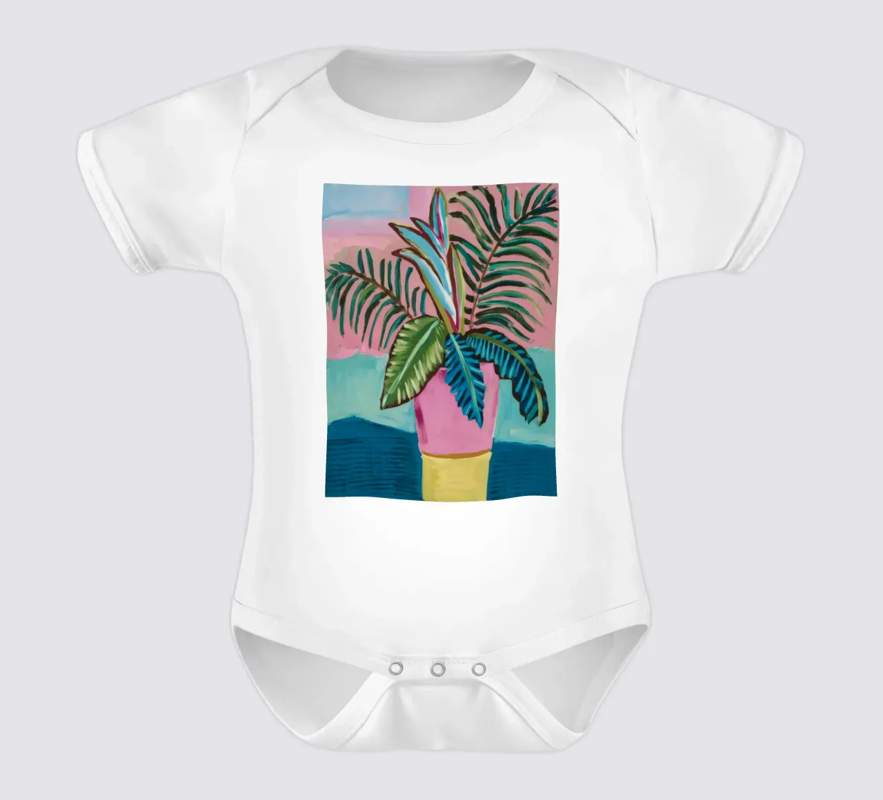 Picco delle palme Quiete body neonato maniche corte da Vivid Reverie