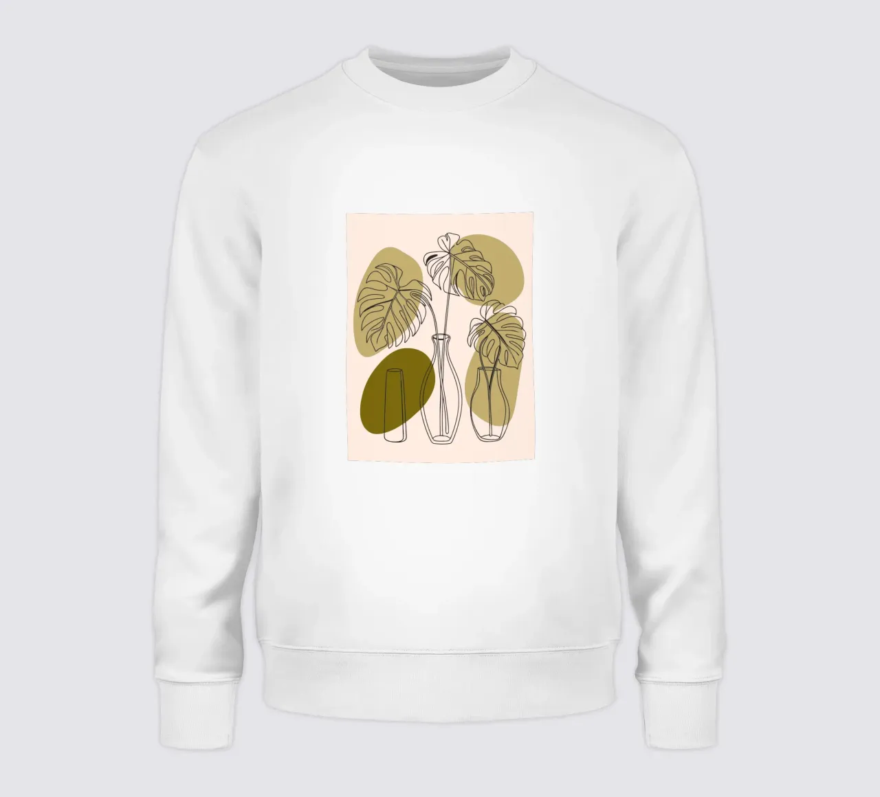 Tre fiori di Monstera felpa da RELAXING TOUCH