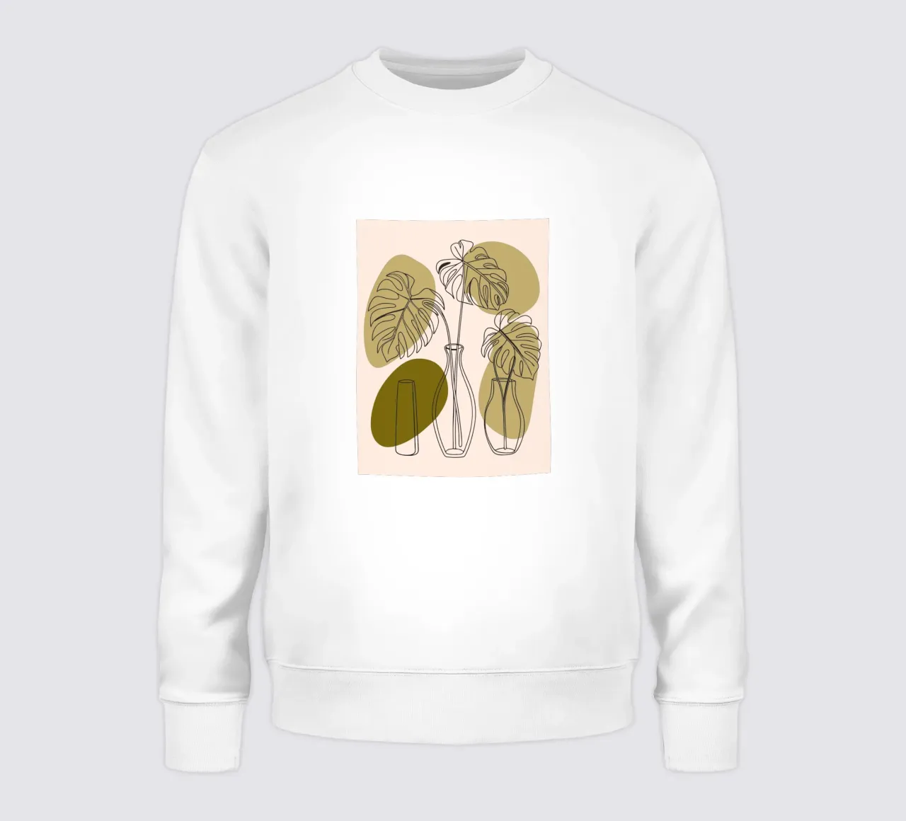 Tre fiori di Monstera felpa da RELAXING TOUCH