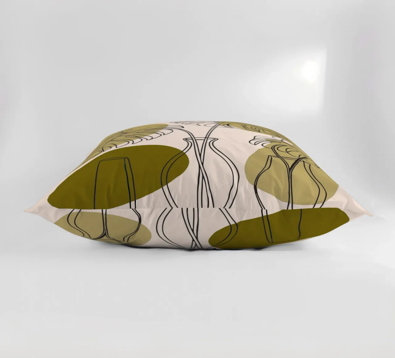 Tre fiori di Monstera cuscino da RELAXING TOUCH