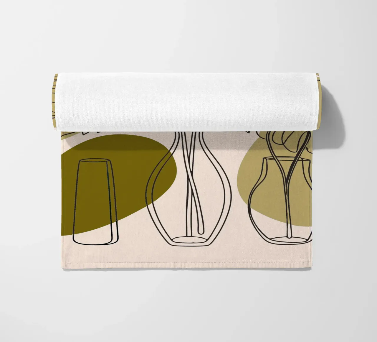 Tre fiori di Monstera telo mare da RELAXING TOUCH