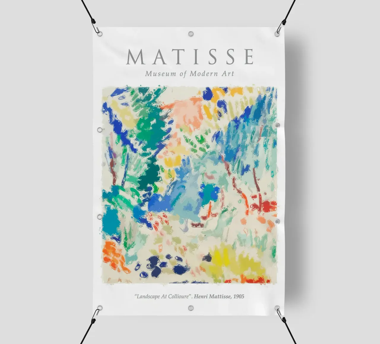 Paesaggio Matisse Colore telo in pvc da Stev Shop