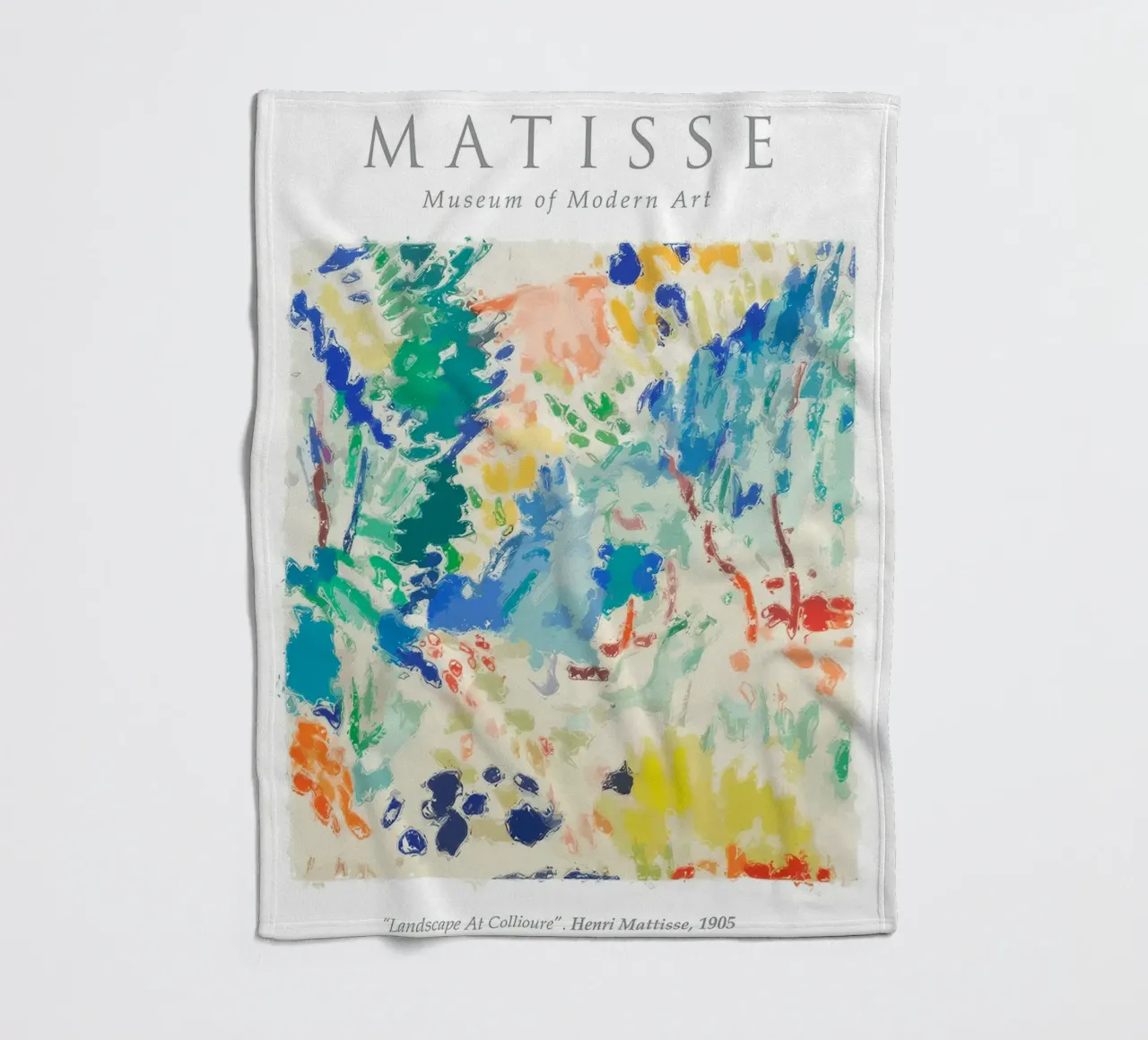 Paesaggio Matisse Colore coperta in pile da Stev Shop