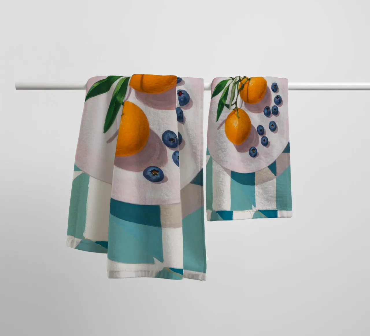 Citrus Bessen Rust badhanddoek van Lumie Layers