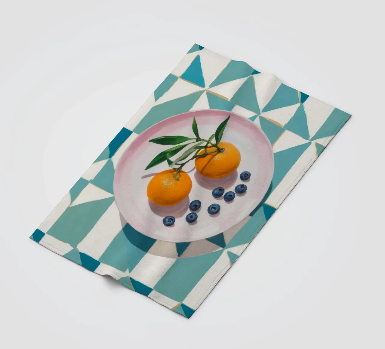 Agrumi e bacche Stillness coperta in pile da Lumie Layers