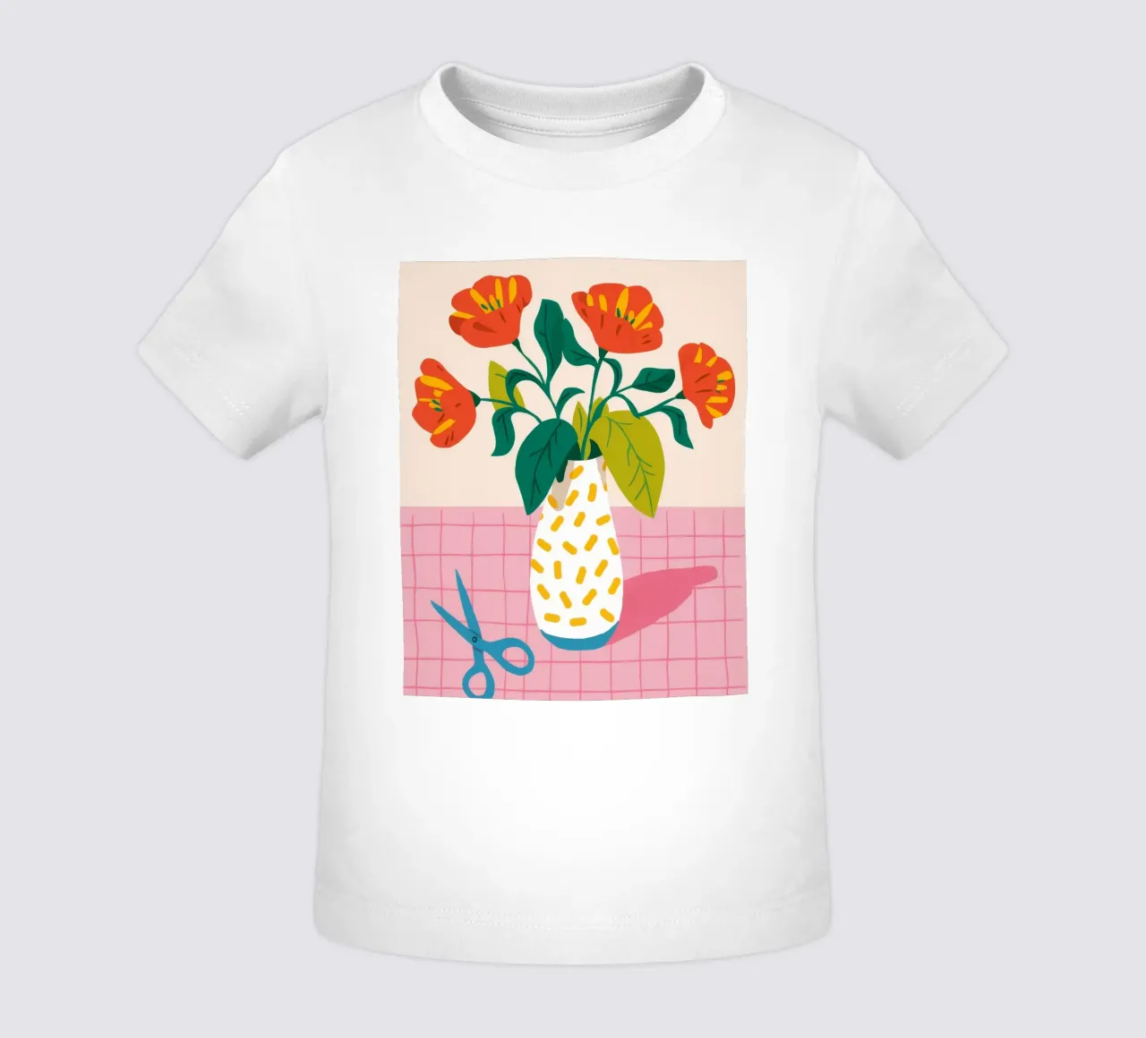 Tegelbloesem Vignet baby t-shirt van Moonlite Desire