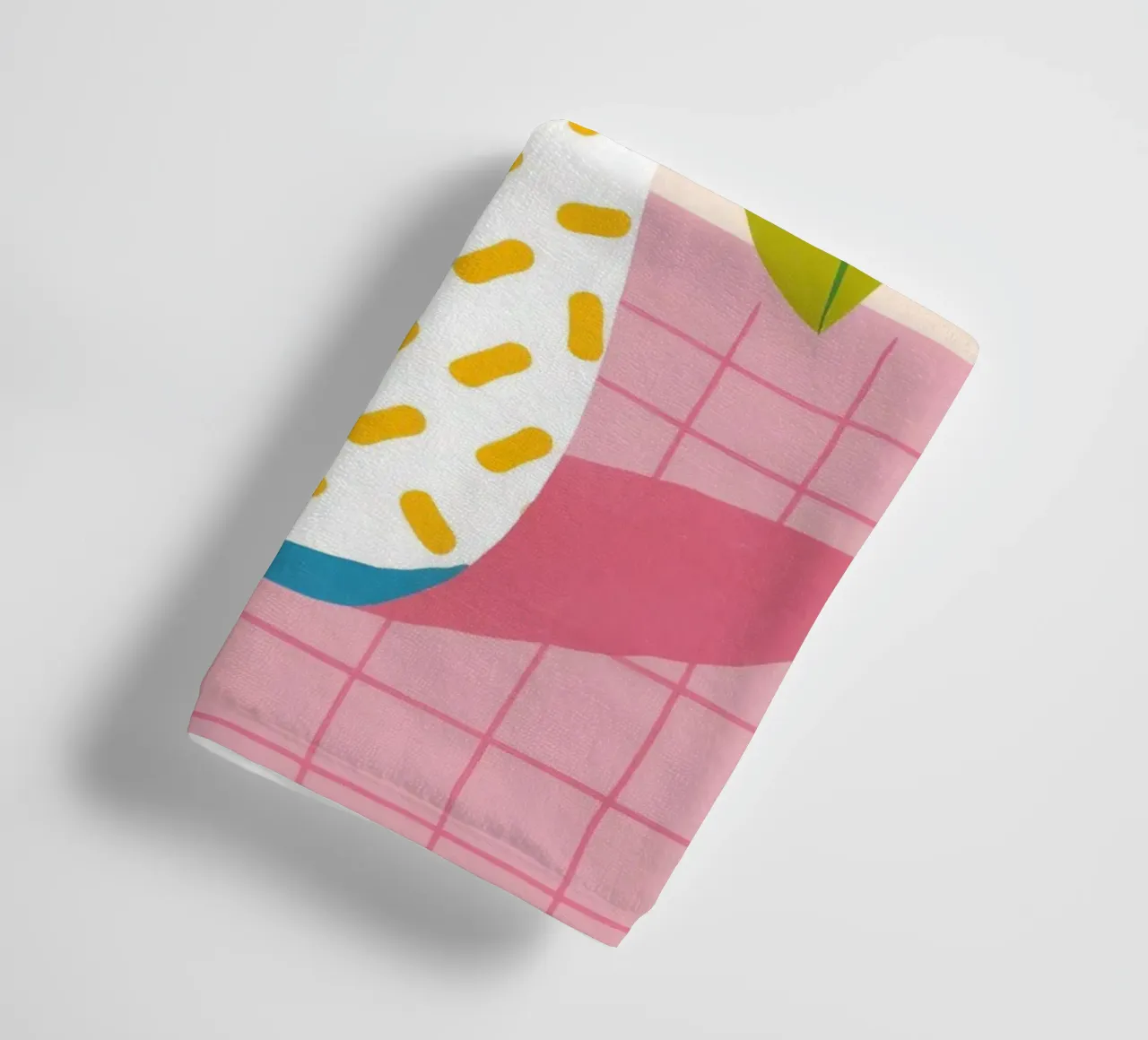 Gekachelte Blüten-Vignette Handtuch von Moonlite Desire