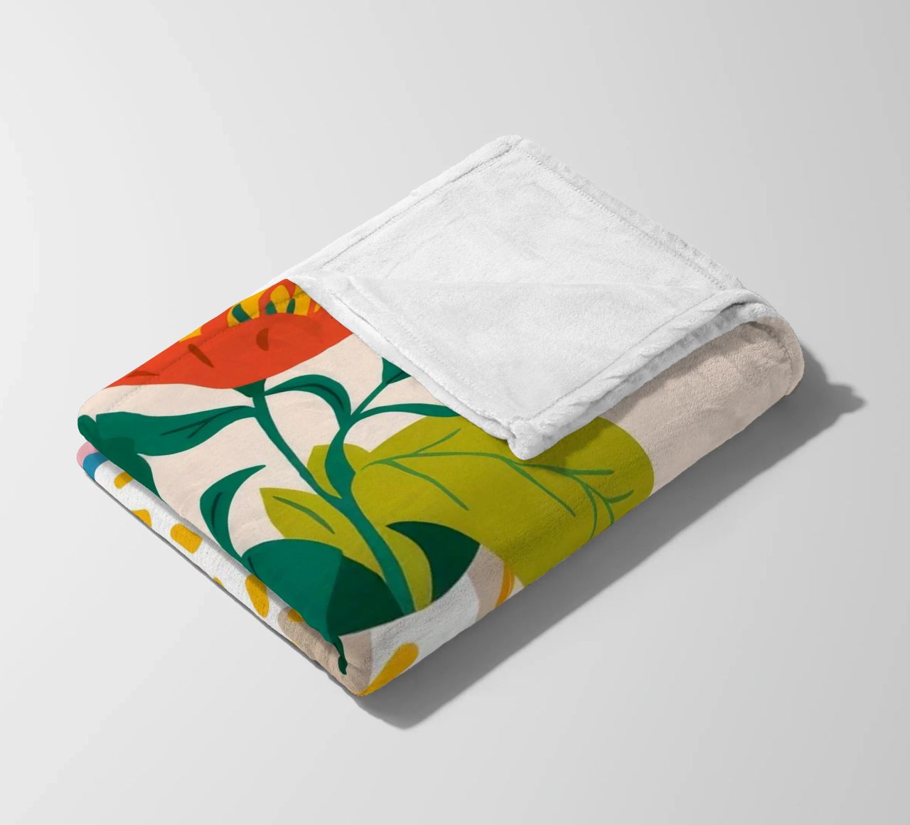 Vignetta di fiori piastrellati coperta in pile da Moonlite Desire