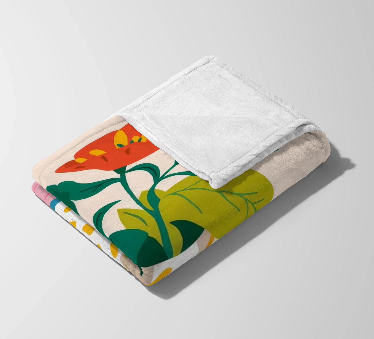 Vignetta di fiori piastrellati coperta in pile da Moonlite Desire