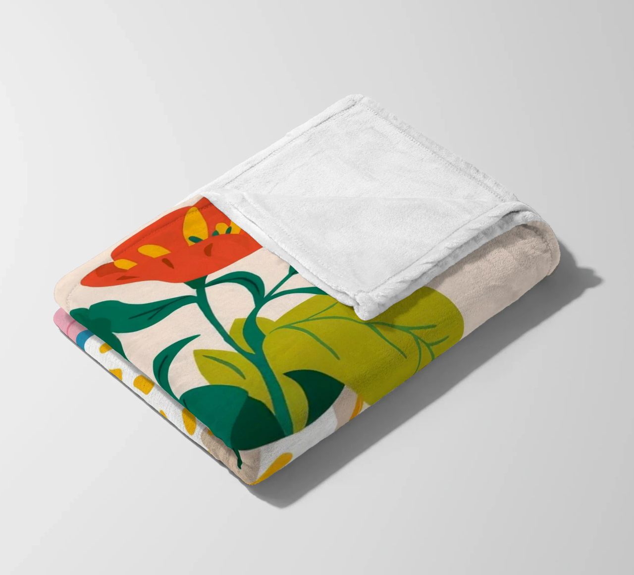 Vignetta di fiori piastrellati coperta in pile da Moonlite Desire