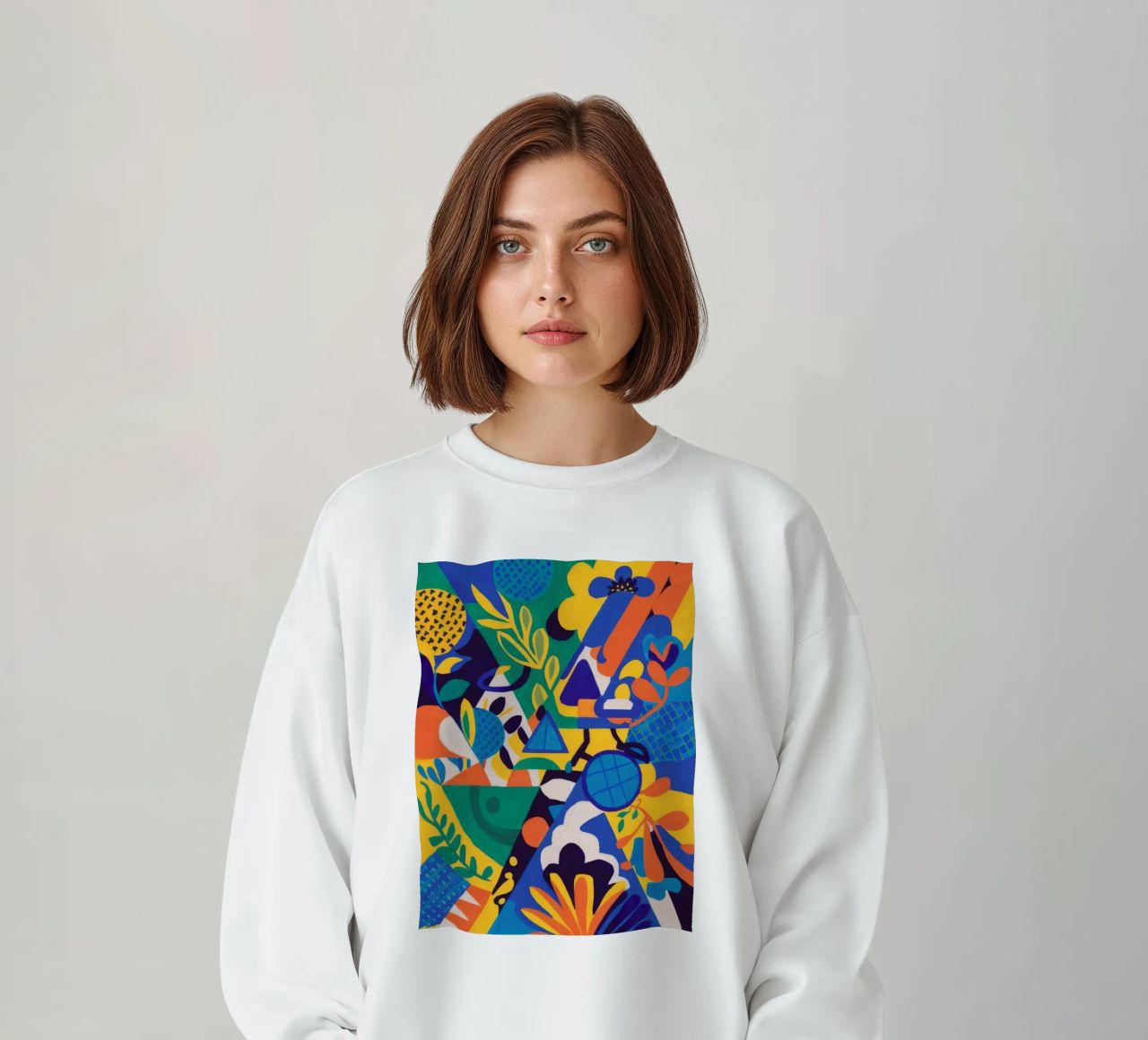 Fusion géométrique des fleurs sweat de Grande Serene