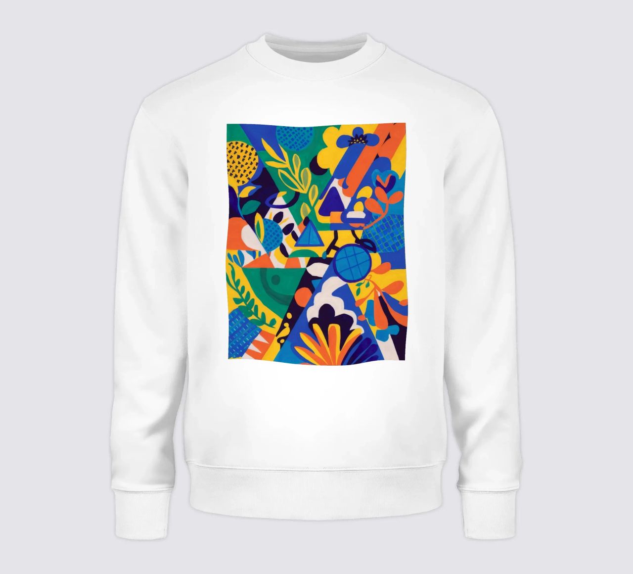 Fusion géométrique des fleurs sweat de Grande Serene