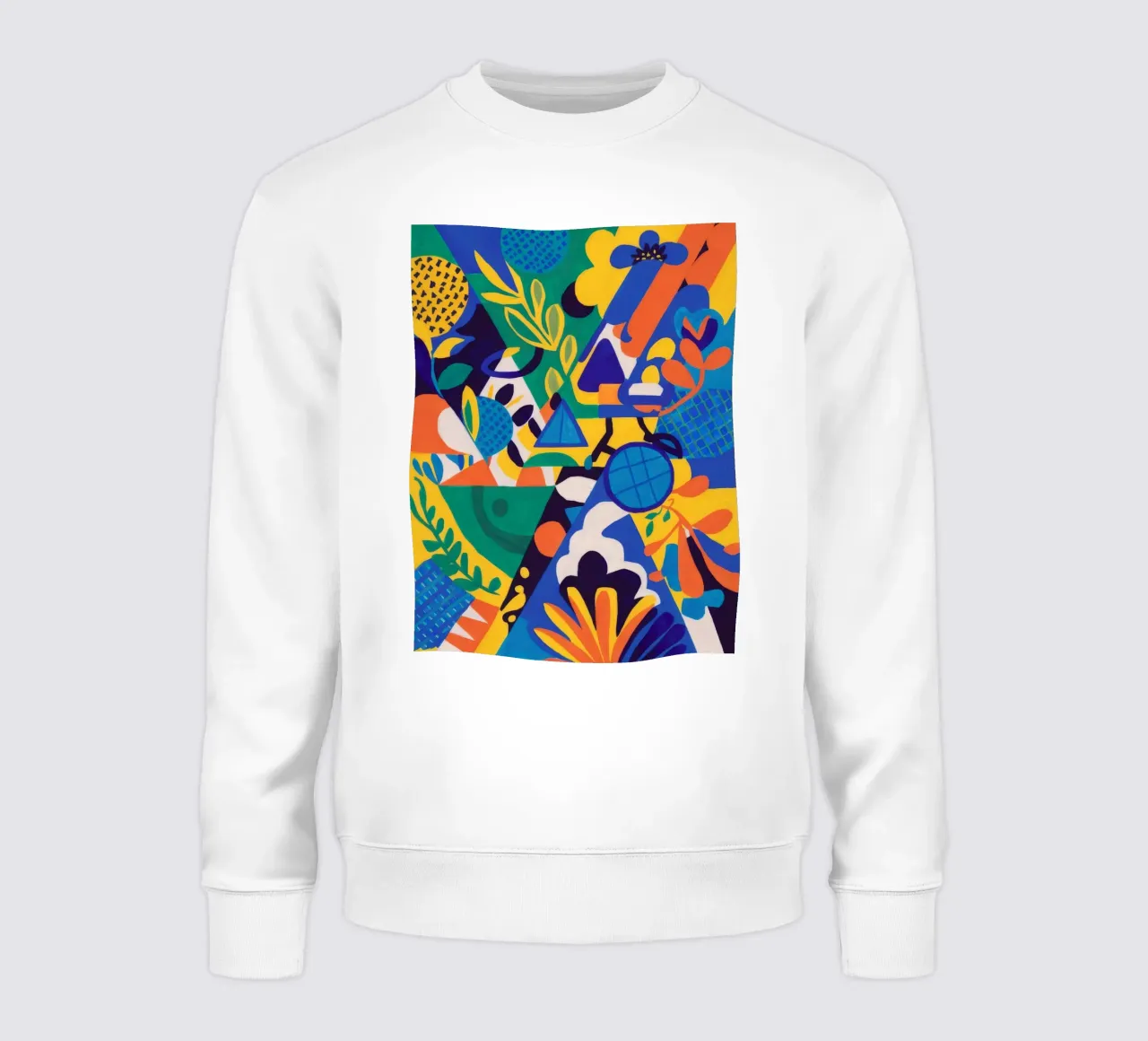 Fusion géométrique des fleurs sweat de Grande Serene