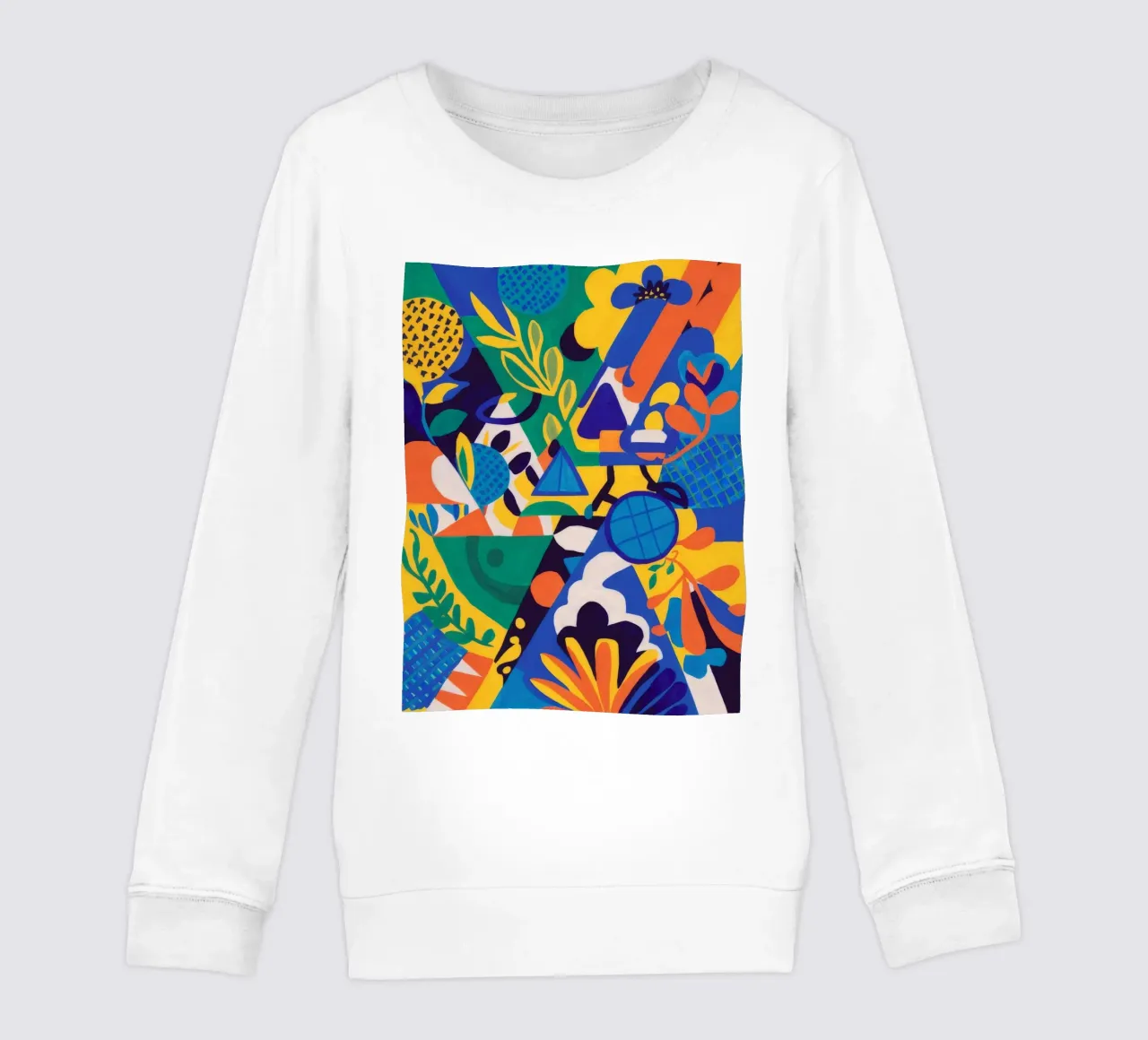 Fusión geométrica Bloom sudadera para niño de Grande Serene