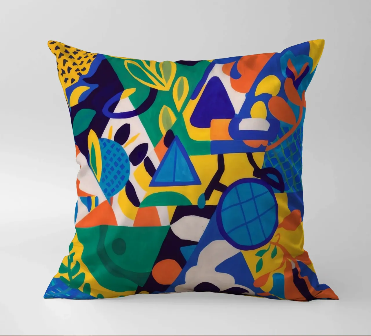 Fusione geometrica di fiori cuscino da Grande Serene