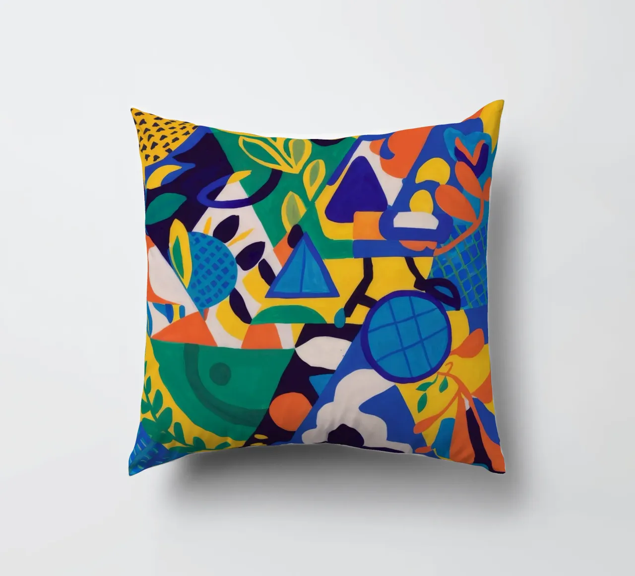 Fusione geometrica di fiori cuscino da Grande Serene