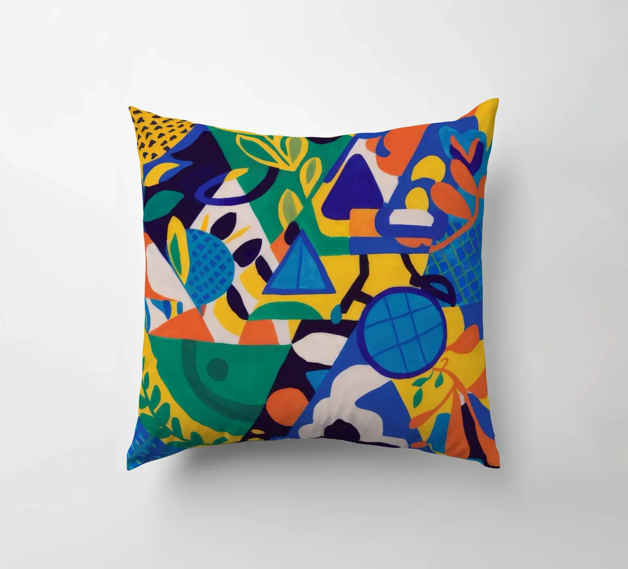 Fusione geometrica di fiori cuscino da Grande Serene
