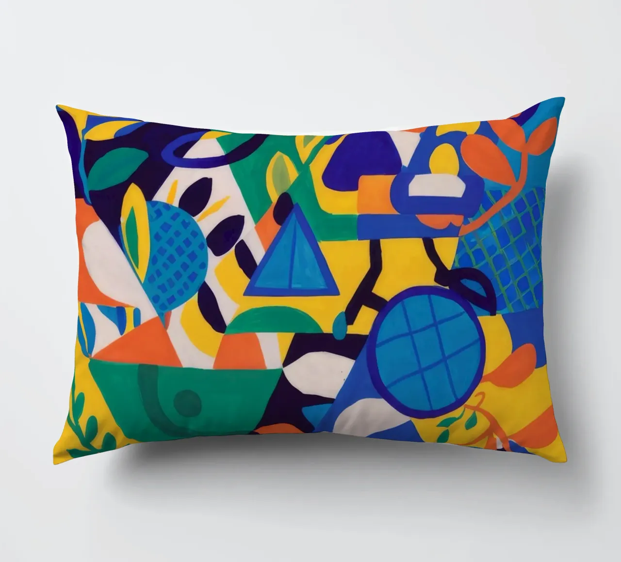 Fusione geometrica di fiori cuscino da Grande Serene