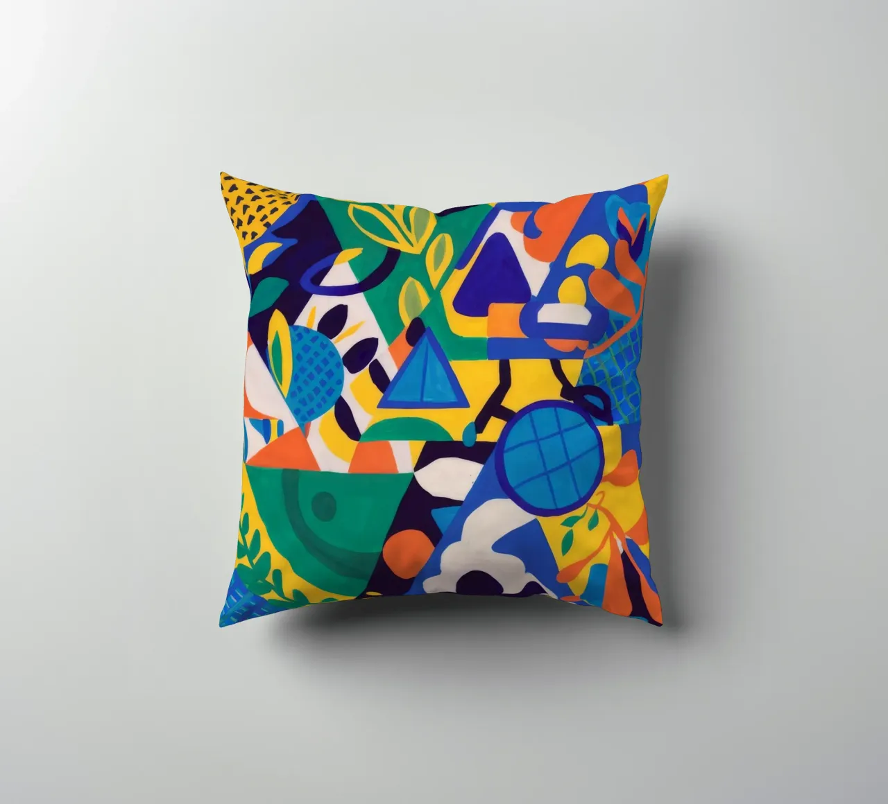 Fusione geometrica di fiori cuscino da Grande Serene