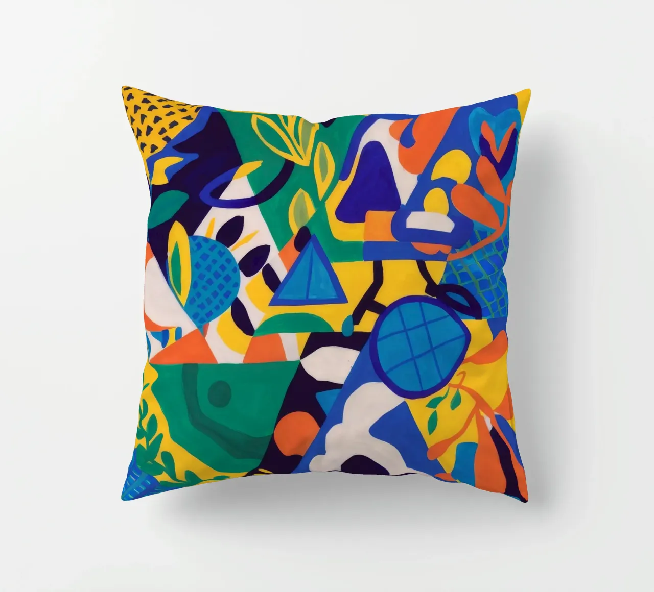 Fusione geometrica di fiori cuscino da Grande Serene