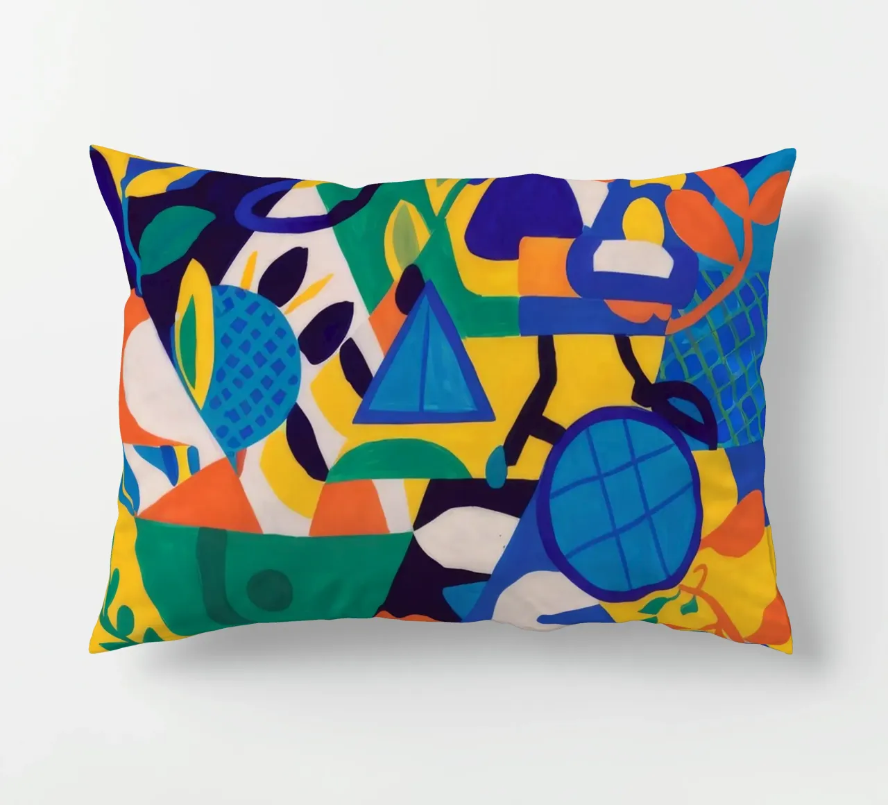 Fusione geometrica di fiori cuscino da Grande Serene